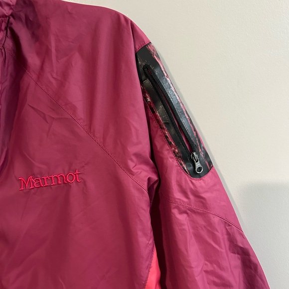 Marmot Fuchsia and Charcoal Jacket - Picture 2 of 4